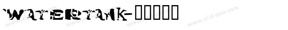 Watertank字体转换