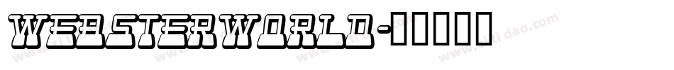 WebsterWorld字体转换