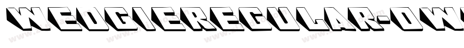 WedgieRegular-0WP4字体转换