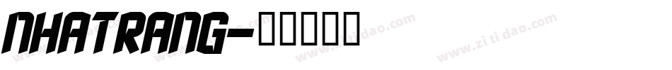 NHATRANG字体转换