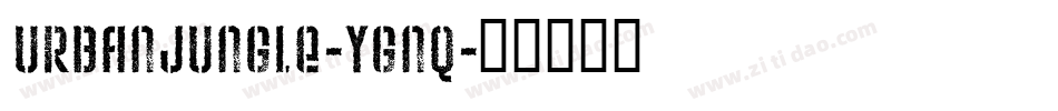 UrbanJungle-yGnq字体转换