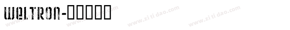 Weltron字体转换