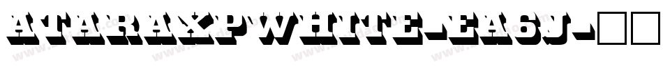 AtaraxPWhite-Ea6j字体转换