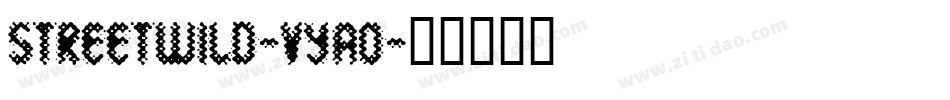 StreetWild-Vya0字体转换