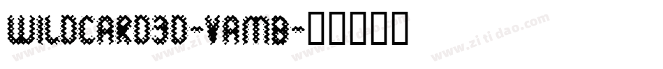 Wildcard3D-VaMB字体转换