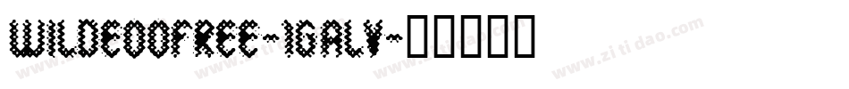 Wildeoofree-1Galv字体转换
