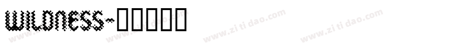 Wildness字体转换