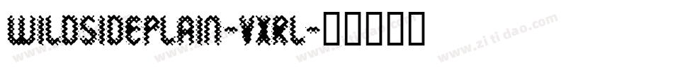 WildsidePlain-vXrL字体转换