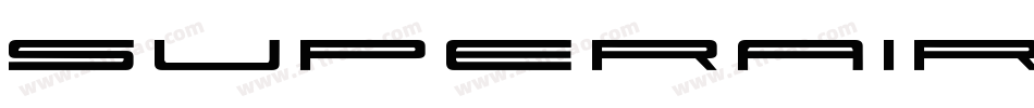 superaircraft字体转换