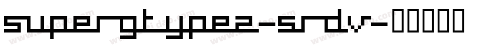 SuperGType2-5RdV字体转换