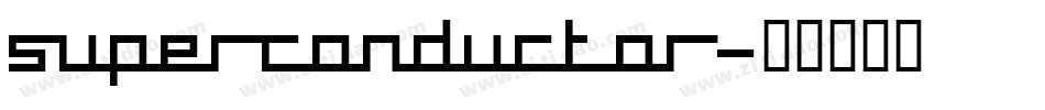 superconductor字体转换