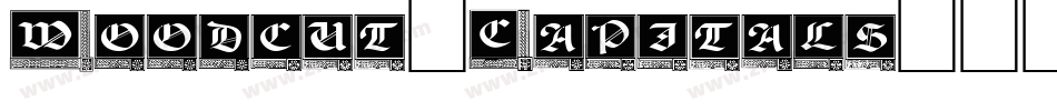 Woodcut_Capitals字体转换