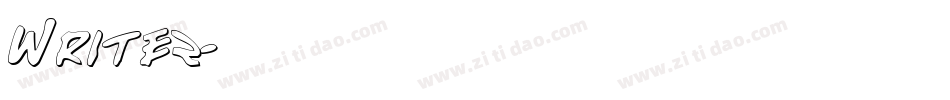 Write2字体转换