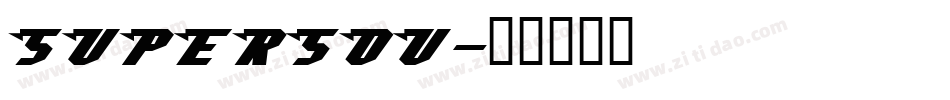 SUPERSOU字体转换