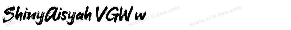 ShinyAisyah-VGW8w字体转换