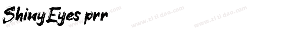 ShinyEyes-prr1字体转换