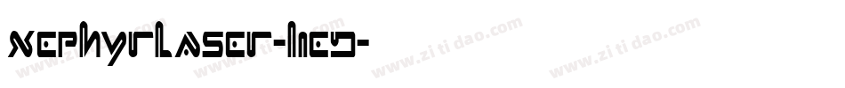 XephyrLaser-l1eD字体转换