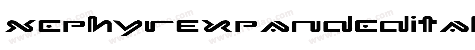 XephyrExpandedItalic-jl3O字体转换
