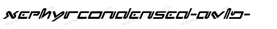 XephyrCondensed-AVlD字体转换