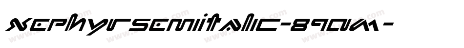 XephyrSemiItalic-89AM字体转换
