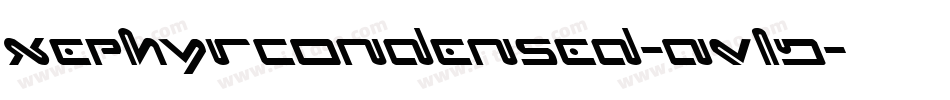 XephyrCondensed-AVlD字体转换