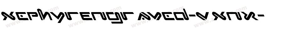 XephyrEngraved-VXnx字体转换