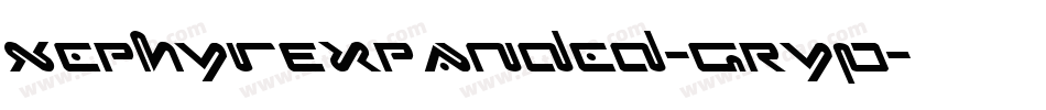 XephyrExpanded-GRYP字体转换