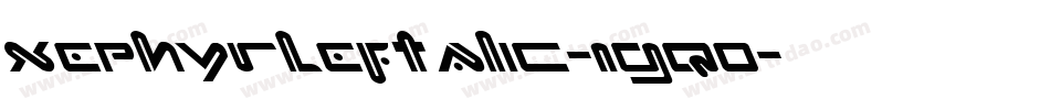 XephyrLeftalic-1gq0字体转换