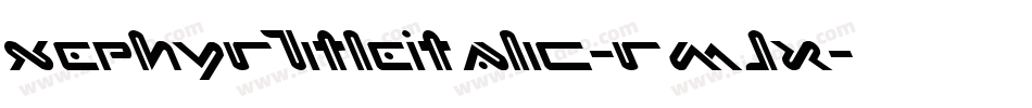 XephyrTitleItalic-rMJx字体转换