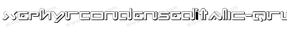 XephyrCondensedItalic-qrWd字体转换