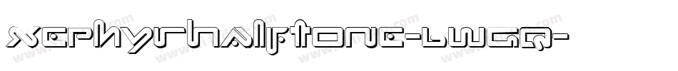 XephyrHalftone-6WGq字体转换