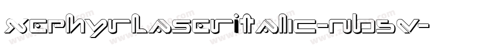 XephyrLaserItalic-nB5V字体转换