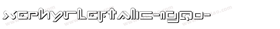 XephyrLeftalic-1gq0字体转换