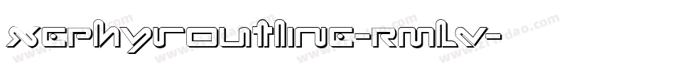 XephyrOutline-RmLV字体转换