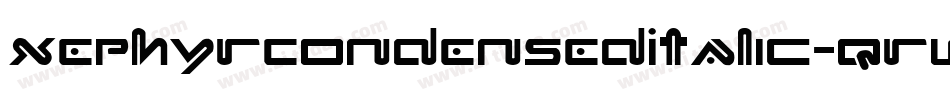 XephyrCondensedItalic-qrWd字体转换