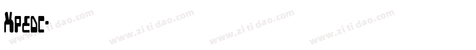 Xpedc字体转换