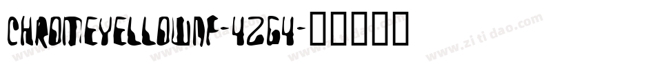 ChromeYellowNf-4Zg4字体转换
