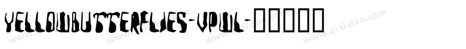 YellowButterflies-vPWL字体转换
