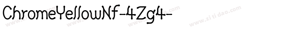 ChromeYellowNf-4Zg4字体转换
