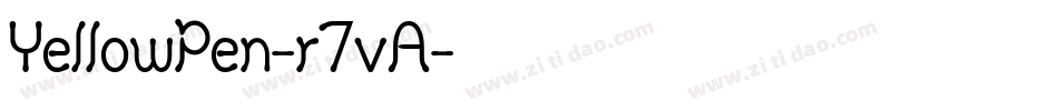 YellowPen-r7vA字体转换