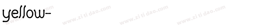 yellow字体转换
