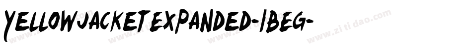 YellowjacketExpanded-1BEg字体转换