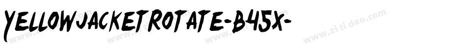 YellowjacketRotate-B45x字体转换