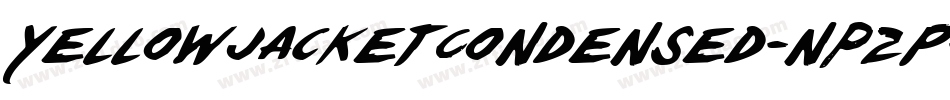 YellowjacketCondensed-npZP字体转换