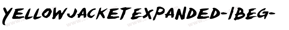 YellowjacketExpanded-1BEg字体转换