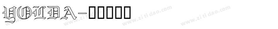 YOLDA字体转换