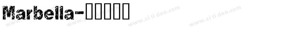 Marbella字体转换