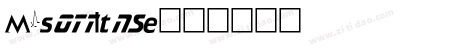 ApogeePlain字体转换
