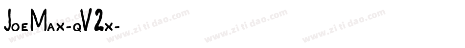 JoeMax-qV2x字体转换