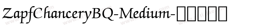 ZapfChanceryBQ-Medium字体转换